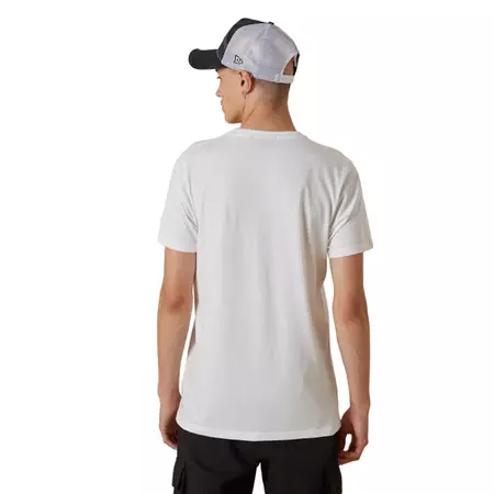 New Era NBA Brooklyn Nets Wordmark Court Infill T-Shirt "White"