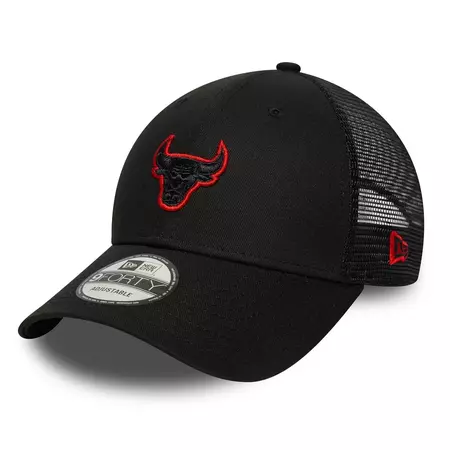 New Era NBA Chicago Bulls 9FORTY Trucker Black Cap