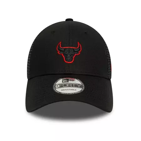 New Era NBA Chicago Bulls 9FORTY Trucker Black Cap