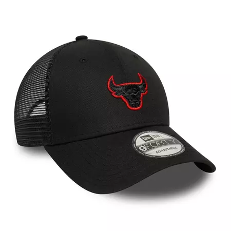 New Era NBA Chicago Bulls 9FORTY Trucker Black Cap