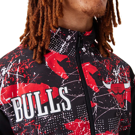 New Era NBA Chicago Bulls AOP Panel Track Jacket