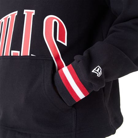 New Era NBA Chicago Bulls Arch Graphic Oversized Pullover Hoodie