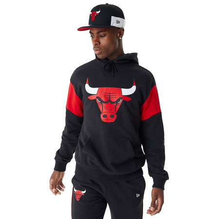 New Era NBA Chicago Bulls Colour Block Oversized Hoodie