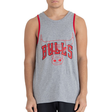 New Era NBA Chicago Bulls Double Logo Tank Top