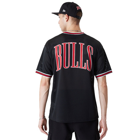 New Era NBA Chicago Bulls Lifestyle Mesh Oversized T-Shirt