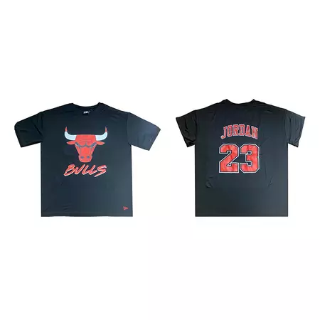 New Era NBA Chicago Bulls Logo Script Mesh Oversize "23 Jordan"