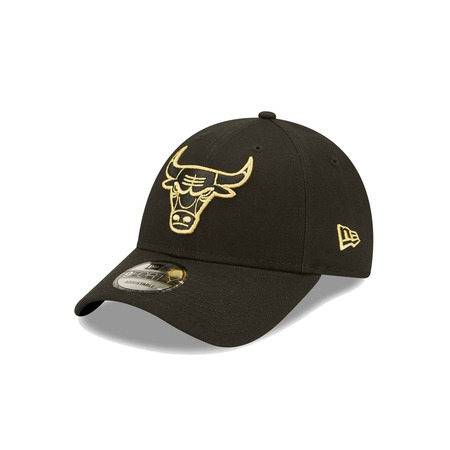 New Era NBA Chicago Bulls Metallic 9FORTY Cap "Black-Gold"