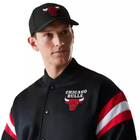 Chaqueta Bomber New Era NBA Chicago Bulls Panel
