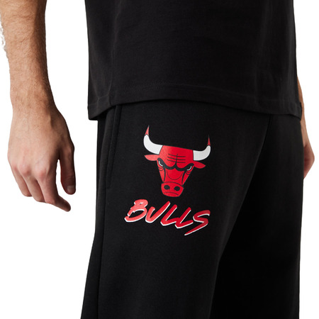 New Era NBA Chicago Bulls Script Logo Jogger "Black"
