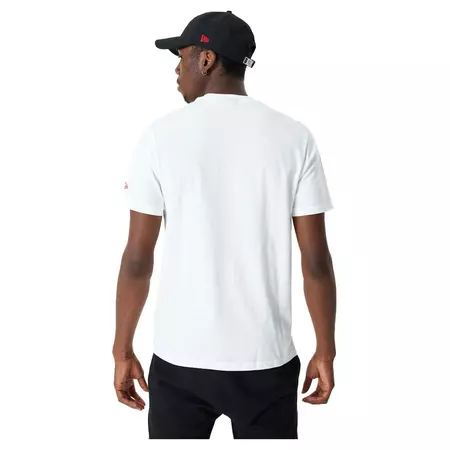 New Era NBA Chicago Bulls Team Logo Tee "White-Red