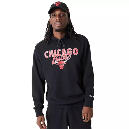 New Era NBA Chicago Bulls Team Script Hoodie