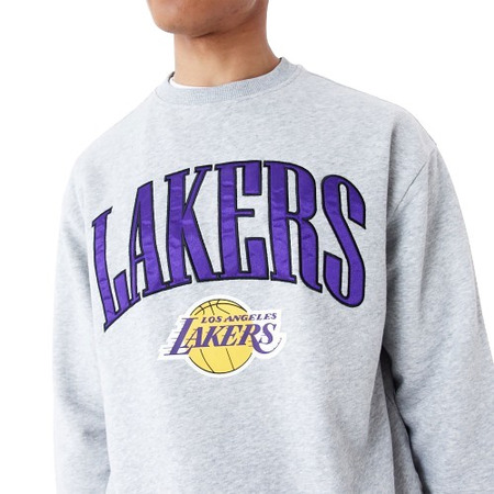 New Era NBA L.A Lakers Arch Graphic Oversized Crew Neck Sweatshirt