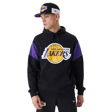 New Era NBA L.A Lakers Colour Block Oversized Hoodie