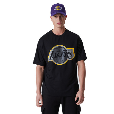 New Era NBA L.A Lakers Outline Mesh Oversized Tee
