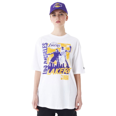 New Era NBA L.A Lakers Player Graphic  Oversized T-Shirt