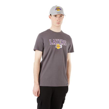 New Era NBA L.A Lakers Throwback Graphic T-Shirt "Grey"