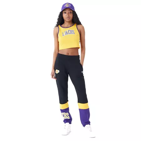 New Era NBA L.A LAkers Womens Colour Block Joggers