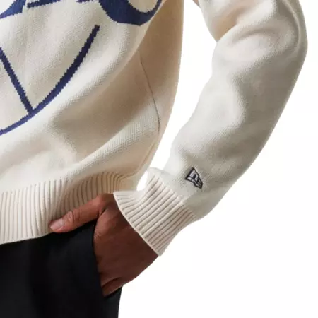 Jersey de Punto Oversized New Era NBA LA Lakers "Light Beige"