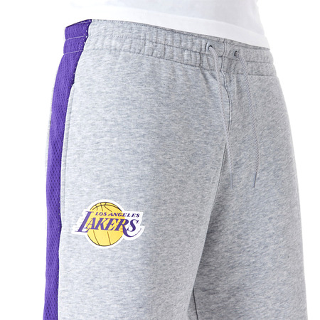 New Era NBA LA Lakers Mesh Panel Oversized Shorts