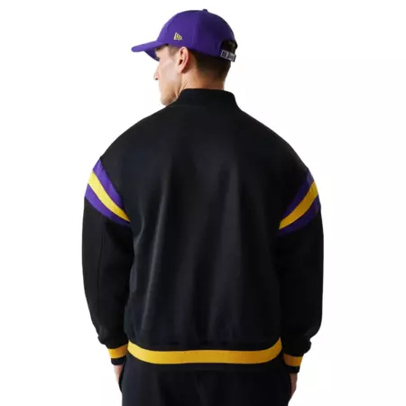 Chaqueta Bomber New Era NBA LA Lakers Panel