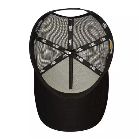 New Era NBA Los Angeles Lakers 9FORTY A-Frame Trucker " Black on Black"