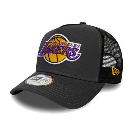 New Era NBA Los Angeles Lakers Dark Base Team 9FORTY A-Frame Trucker Cap