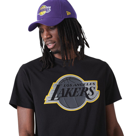New Era NBA Los Angeles Lakers Outline Tee "Black"