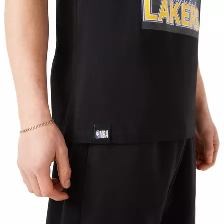 New Era NBA Los Angeles Lakers Photographic Tee "Black"
