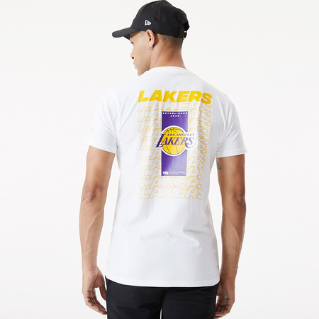 New Era NBA Los Angeles Lakers Repeat Back Logo Tee