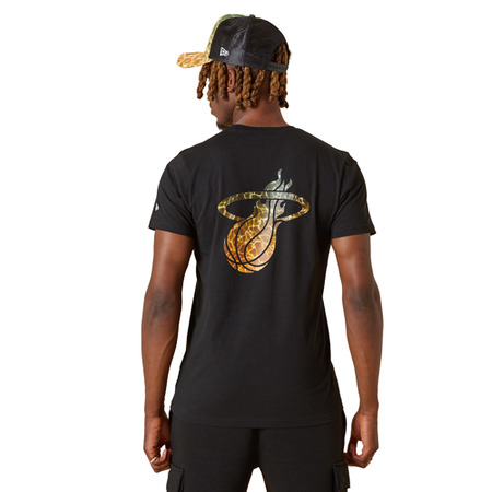 New Era NBA Miami Heat Team Water Print Logo T-Shirt