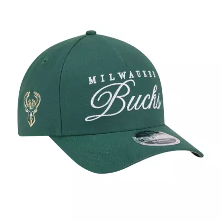 New Era NBA Milwaukee Bucks Draft 2025 9FORTY M-Crown Snapback