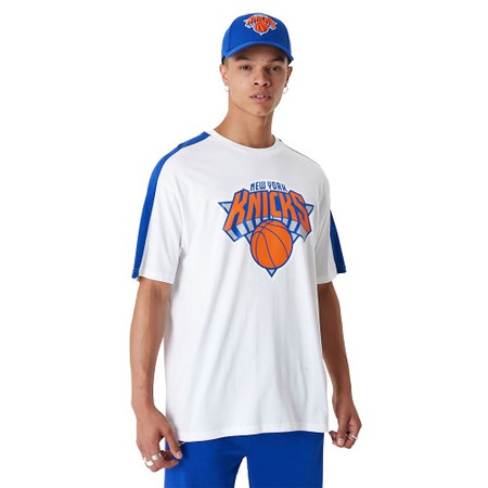 New Era NBA New York Knicks Colour Block Oversized T-Shirt