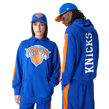 New Era NBA New York Knicks Colour Block Pullover Hoodie