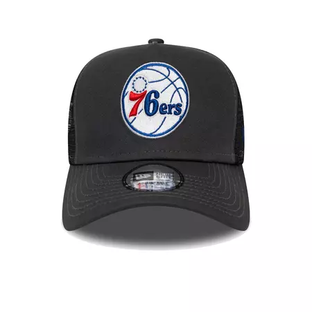 New Era NBA Philadelphia 76ERS Dark Base Team 9FORTY A-Frame Trucker Cap