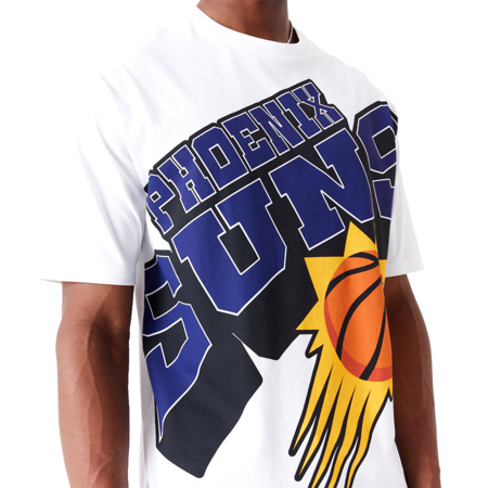 New Era NBA Phoenix Suns Large Wordmark Oversized T-Shirt