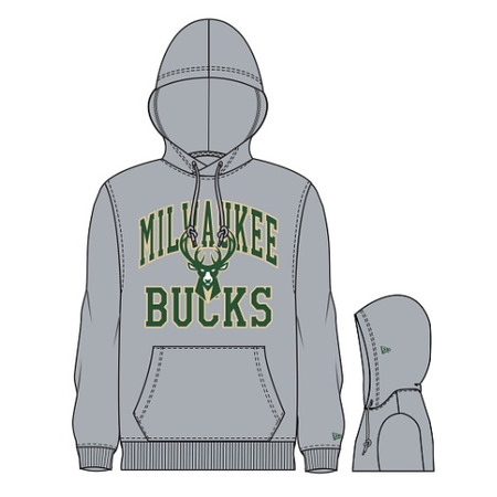 New Era NBA23 Milwaukee Bucks To Pullover Hoodie