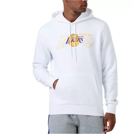 New Era NBA Overlap Los Angeles Lakers Hoody
