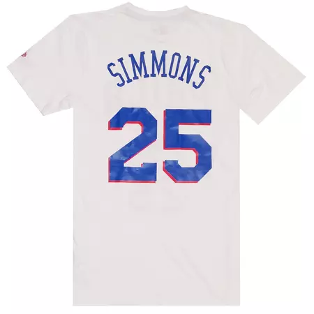 New Era Philadelphia 76ers Logo Tee # 25 Simmons #