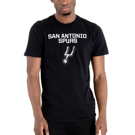 New Era San Antonio Spurs Logo Tee (Black)