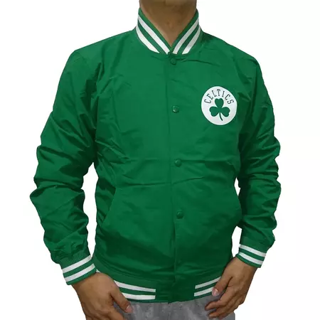 New Era Team Boston Celtics Pop Logo Varsity Jacket