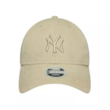 Gorra New Era Wmns MLB NY Yankees Cord 9FORTY Adjustable Cap "Cream"