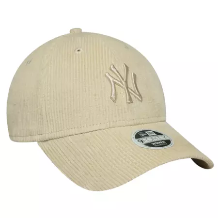 Gorra New Era Wmns MLB NY Yankees Cord 9FORTY Adjustable Cap "Cream"