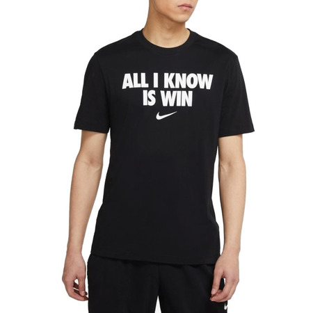 Nike "All I Know Is Win" Basketball T-Shirt "Black"