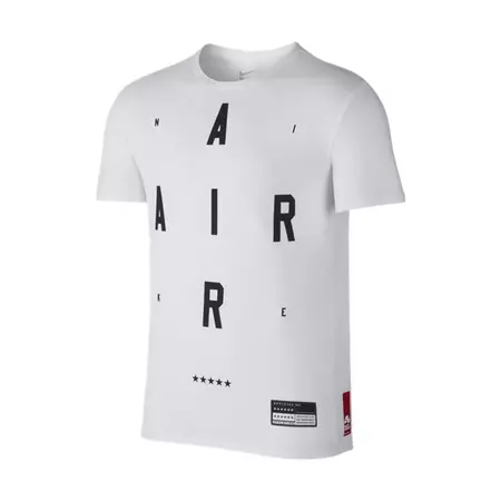 Nike Camiseta Air Brand Mark 2 (100/white/black)