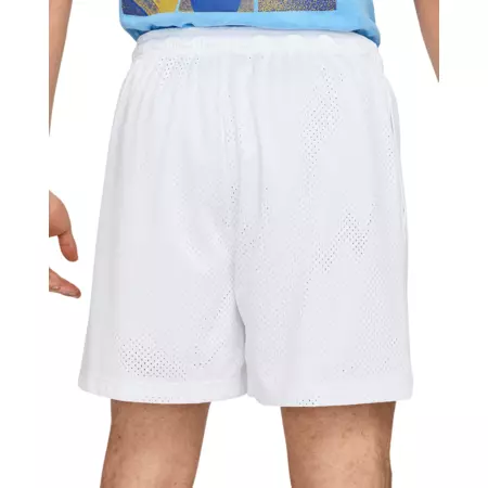 NIke Dri-FIT 5" Mesh Basketball Shorts "White