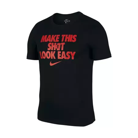 Nike Dry Basketball T-Shirt "Make This Shot Look Easy" (010)