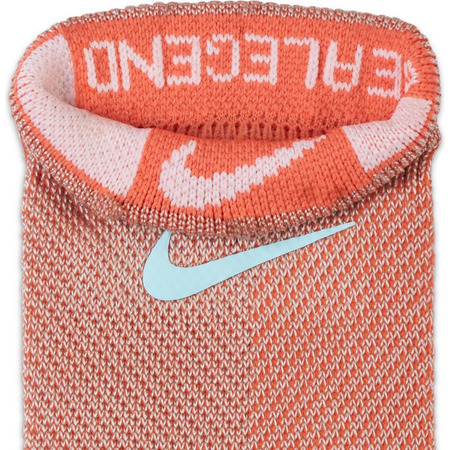 Nike Elite Crew Basketball Socks "Bright Coral/Copa/Silver"