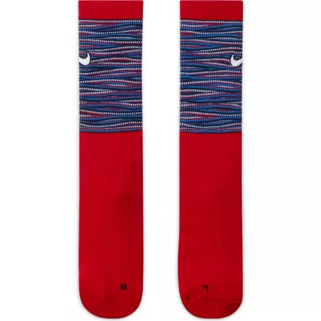 Nike Elite Crew Basketball Socks "University Red /White"