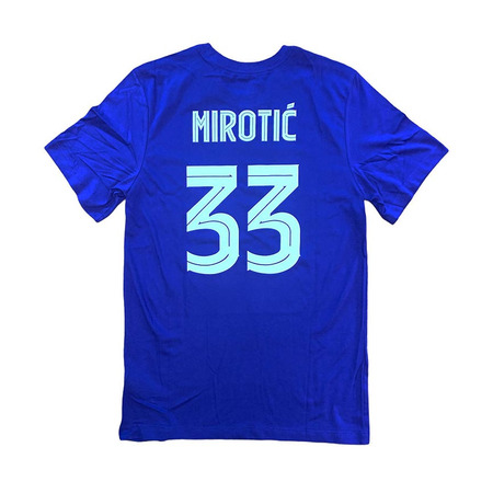 Nike FC Barcelona Dri-FIT Basketball T-Shirt # 33 MIROTIC#