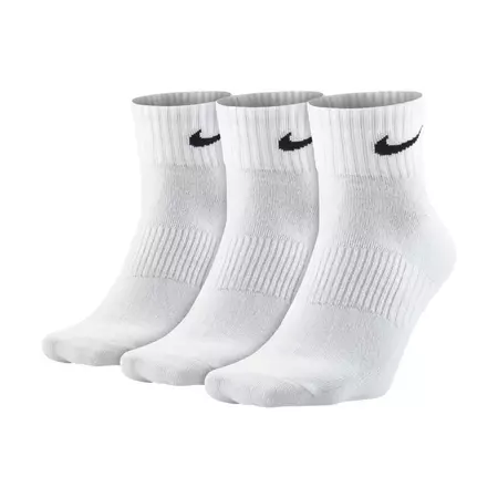 Nike Performance Lightweight Quarter Training Sock 3p (101/white/black)